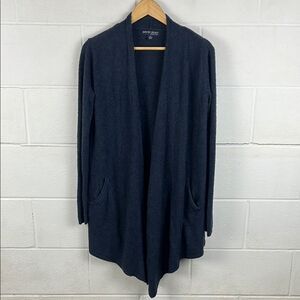 Barefoot Dreams cozy chic lite island wrap navy cardigan